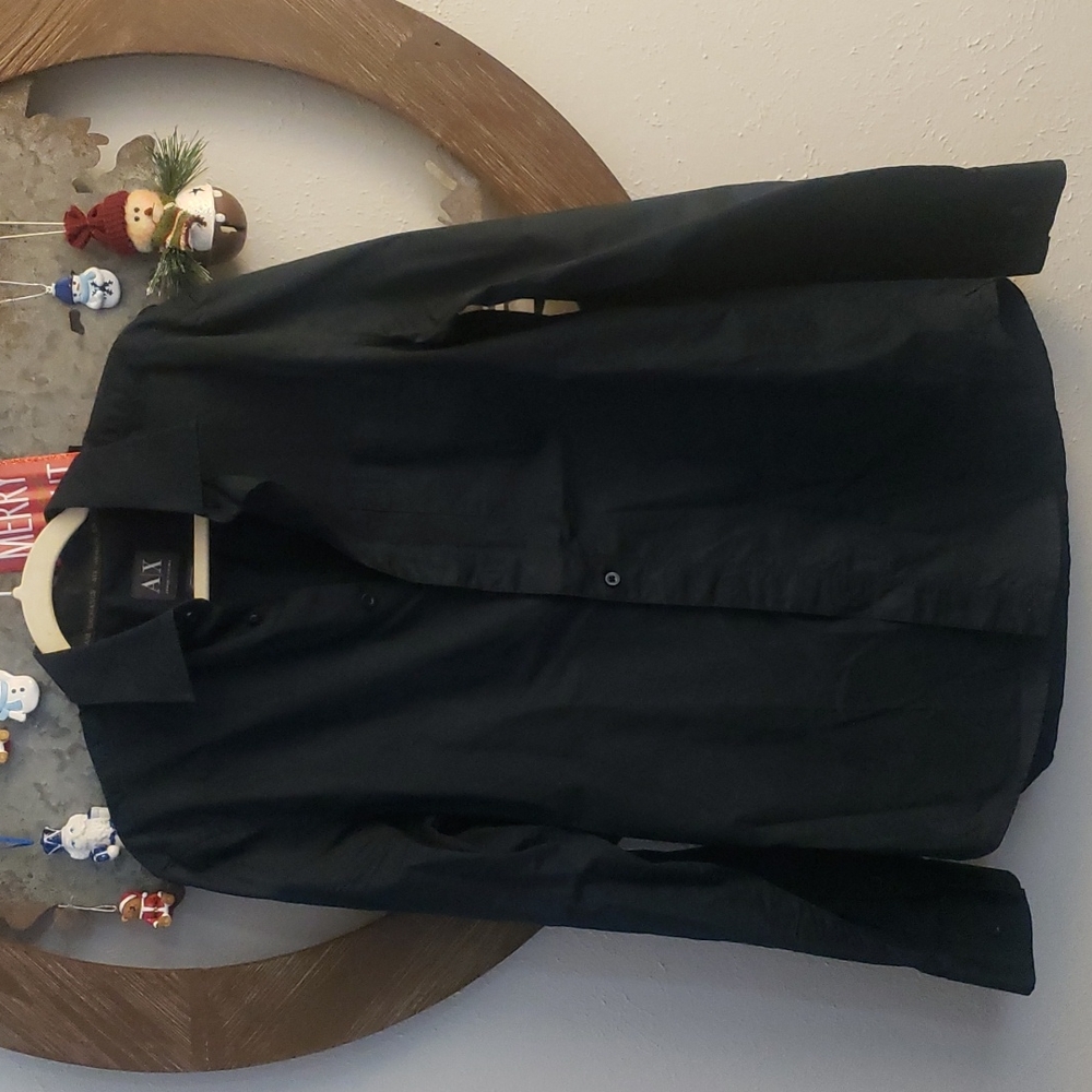 Armani Exchange shirt navy blue